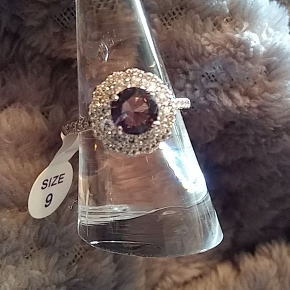 ring bomb party Jewelry - 🔥RBP amethyst & rhodium ring